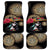La Calavera Catrina Aztec Circle Car Mats Dia de Muertos - Wonder Print Shop