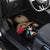 La Calavera Catrina Aztec Circle Car Mats Dia de Muertos - Wonder Print Shop