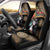 La Calavera Catrina Aztec Circle Car Seat Cover Dia de Muertos - Wonder Print Shop