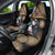 La Calavera Catrina Aztec Circle Car Seat Cover Dia de Muertos - Wonder Print Shop