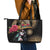 La Calavera Catrina Aztec Circle Leather Tote Bag Dia de Muertos - Wonder Print Shop
