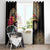 La Calavera Catrina Aztec Circle Window Curtain Dia de Muertos - Wonder Print Shop