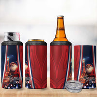 France Christmas 4 in 1 Can Cooler Tumbler Joyeux Noel Santa Claus Eiffel Tower - Wonder Print Shop