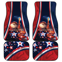France Christmas Car Mats Joyeux Noel Santa Claus Eiffel Tower - Wonder Print Shop