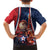 Personalised France Christmas Kid Hawaiian Shirt Joyeux Noel Santa Claus Eiffel Tower - Wonder Print Shop