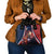 France Christmas Shoulder Handbag Joyeux Noel Santa Claus Eiffel Tower