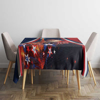 France Christmas Tablecloth Joyeux Noel Santa Claus Eiffel Tower - Wonder Print Shop