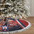 France Christmas Tree Skirt Joyeux Noel Santa Claus Eiffel Tower - Wonder Print Shop