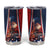 France Christmas Tumbler Cup Joyeux Noel Santa Claus Eiffel Tower - Wonder Print Shop