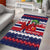 Norway Christmas Area Rug God Jul! Coquette Bow - Wonder Print Shop