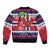 Norway Christmas Bomber Jacket God Jul! Coquette Bow - Wonder Print Shop