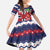 Norway Christmas Family Matching Off The Shoulder Long Sleeve Dress and Hawaiian Shirt God Jul! Coquette Bow - Wonder Print Shop