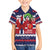 Norway Christmas Family Matching Off The Shoulder Long Sleeve Dress and Hawaiian Shirt God Jul! Coquette Bow - Wonder Print Shop
