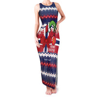 Norway Christmas Family Matching Tank Maxi Dress and Hawaiian Shirt God Jul! Coquette Bow - Wonder Print Shop