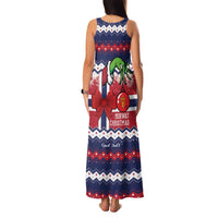 Norway Christmas Family Matching Tank Maxi Dress and Hawaiian Shirt God Jul! Coquette Bow - Wonder Print Shop