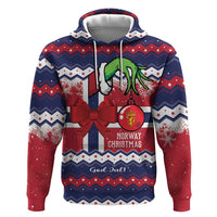 Norway Christmas Hoodie God Jul! Coquette Bow - Wonder Print Shop