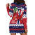 Norway Christmas Hoodie Dress God Jul! Coquette Bow - Wonder Print Shop