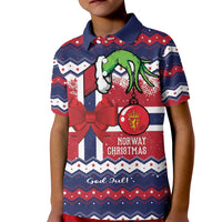 Norway Christmas Kid Polo Shirt God Jul! Coquette Bow - Wonder Print Shop