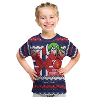 Norway Christmas Kid T Shirt God Jul! Coquette Bow - Wonder Print Shop