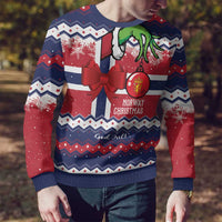 Norway Christmas Ugly Christmas Sweater God Jul! Coquette Bow - Wonder Print Shop