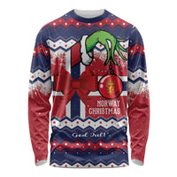 Norway Christmas Long Sleeve Shirt God Jul! Coquette Bow - Wonder Print Shop