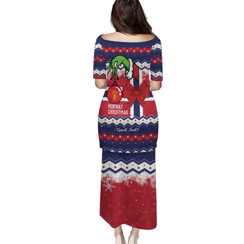 Norway Christmas Puletasi God Jul! Coquette Bow - Wonder Print Shop