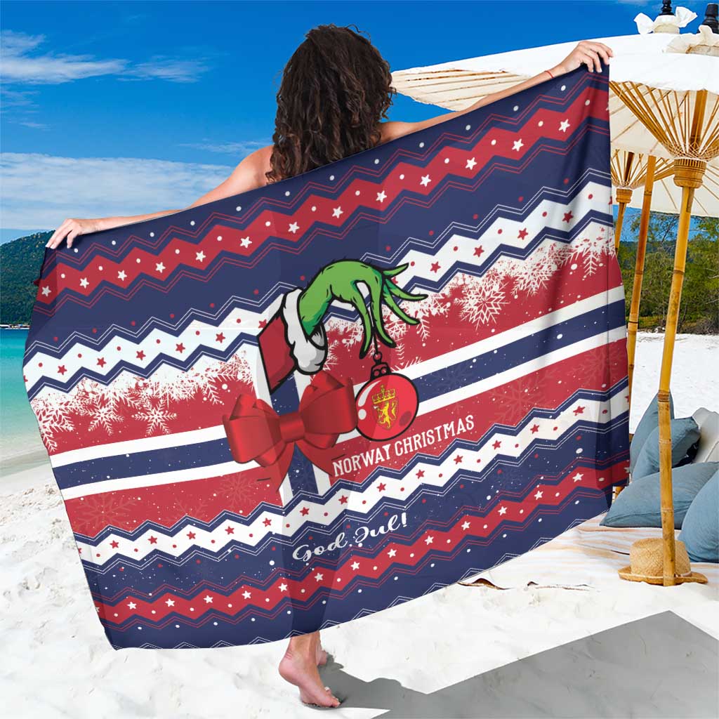 Norway Christmas Sarong God Jul! Coquette Bow - Wonder Print Shop