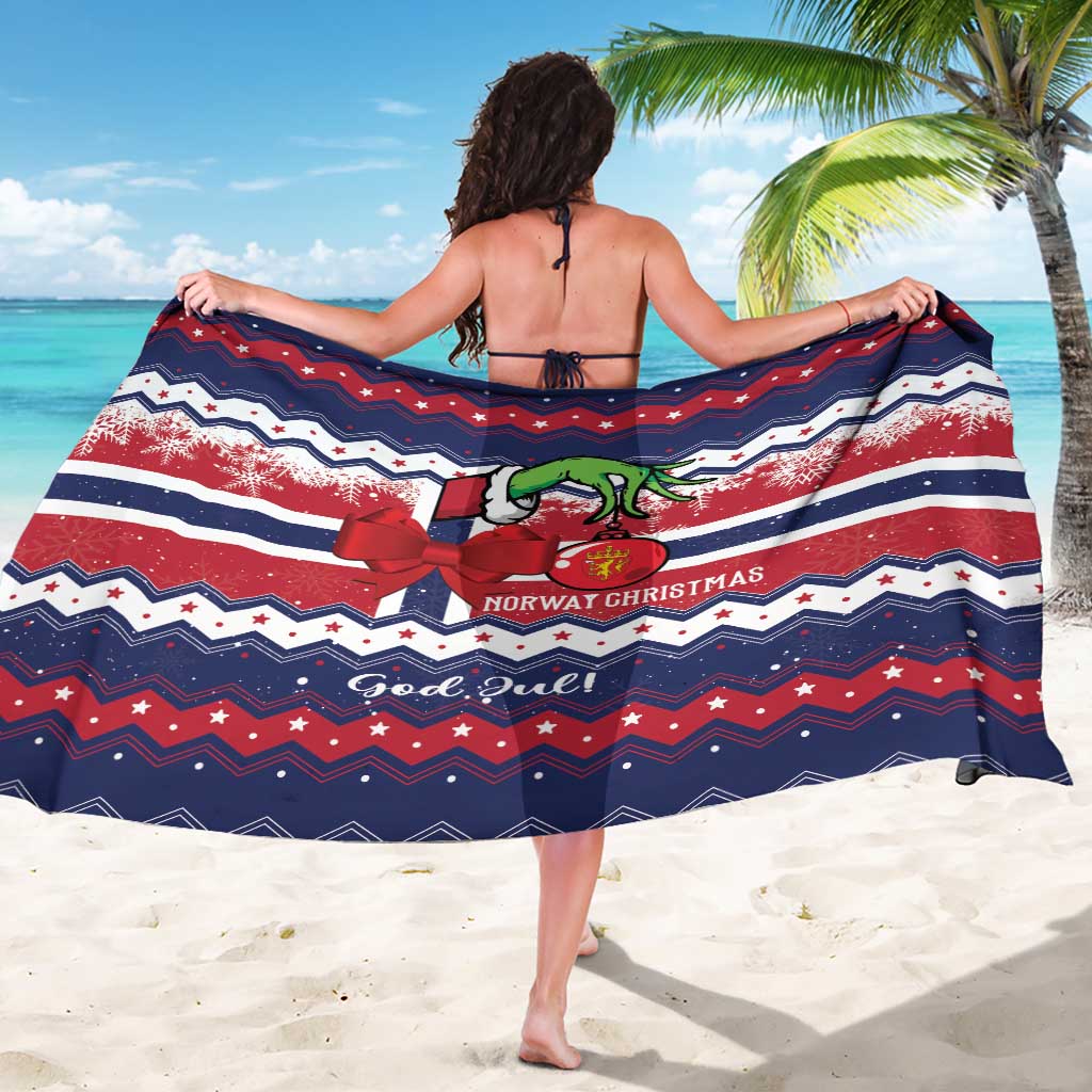 Norway Christmas Sarong God Jul! Coquette Bow - Wonder Print Shop