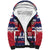 Norway Christmas Sherpa Hoodie God Jul! Coquette Bow - Wonder Print Shop