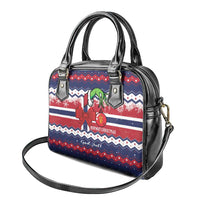 Norway Christmas Shoulder Handbag God Jul! Coquette Bow