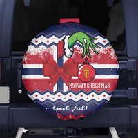 Norway Christmas Spare Tire Cover God Jul! Coquette Bow - Wonder Print Shop