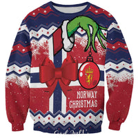 Norway Christmas Sweatshirt God Jul! Coquette Bow - Wonder Print Shop