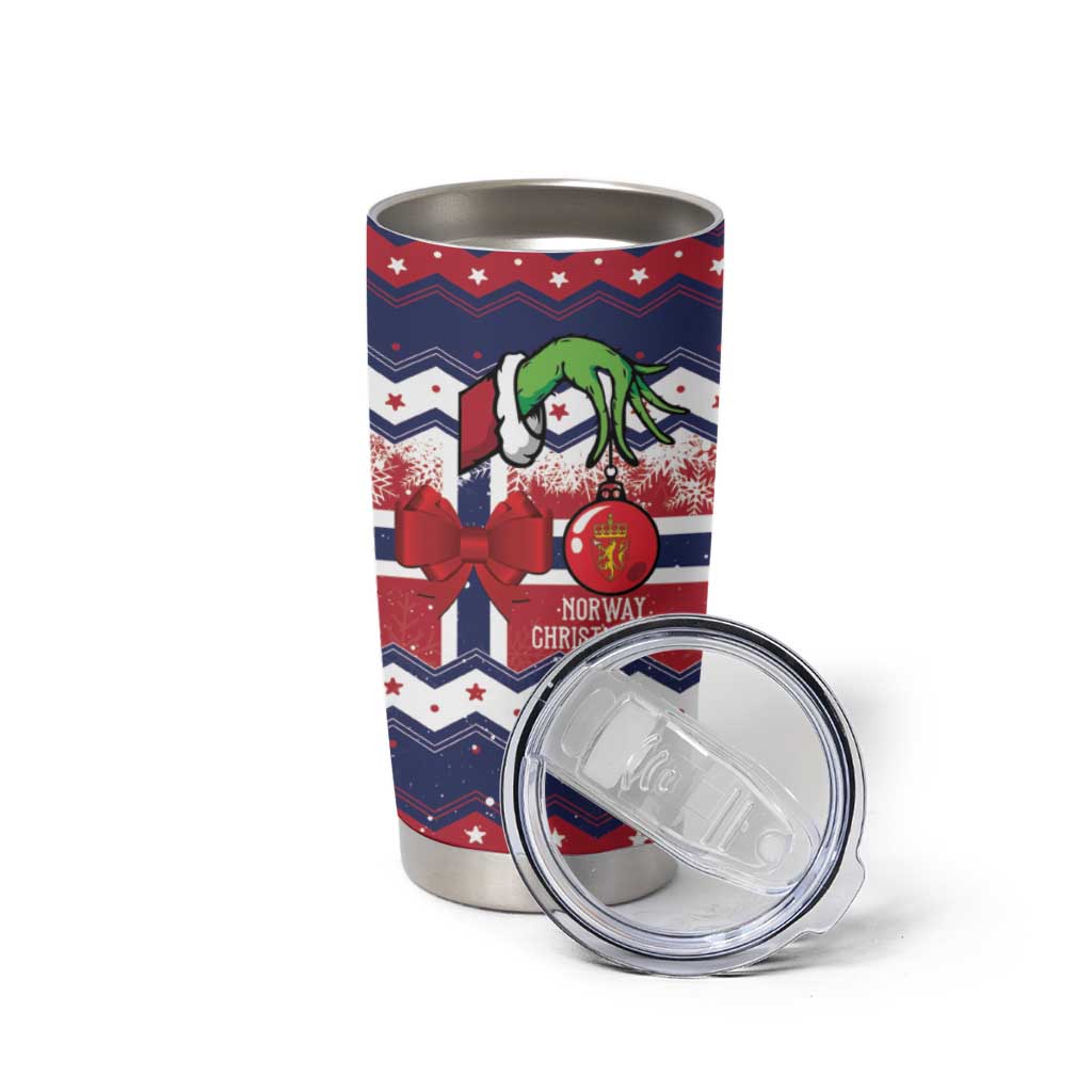 Norway Christmas Tumbler Cup God Jul! Coquette Bow - Wonder Print Shop