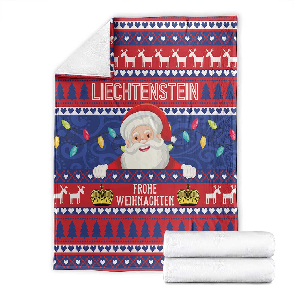 Liechtenstein Christmas Blanket Frohe Weihnachten Der Weihnachtsmann
