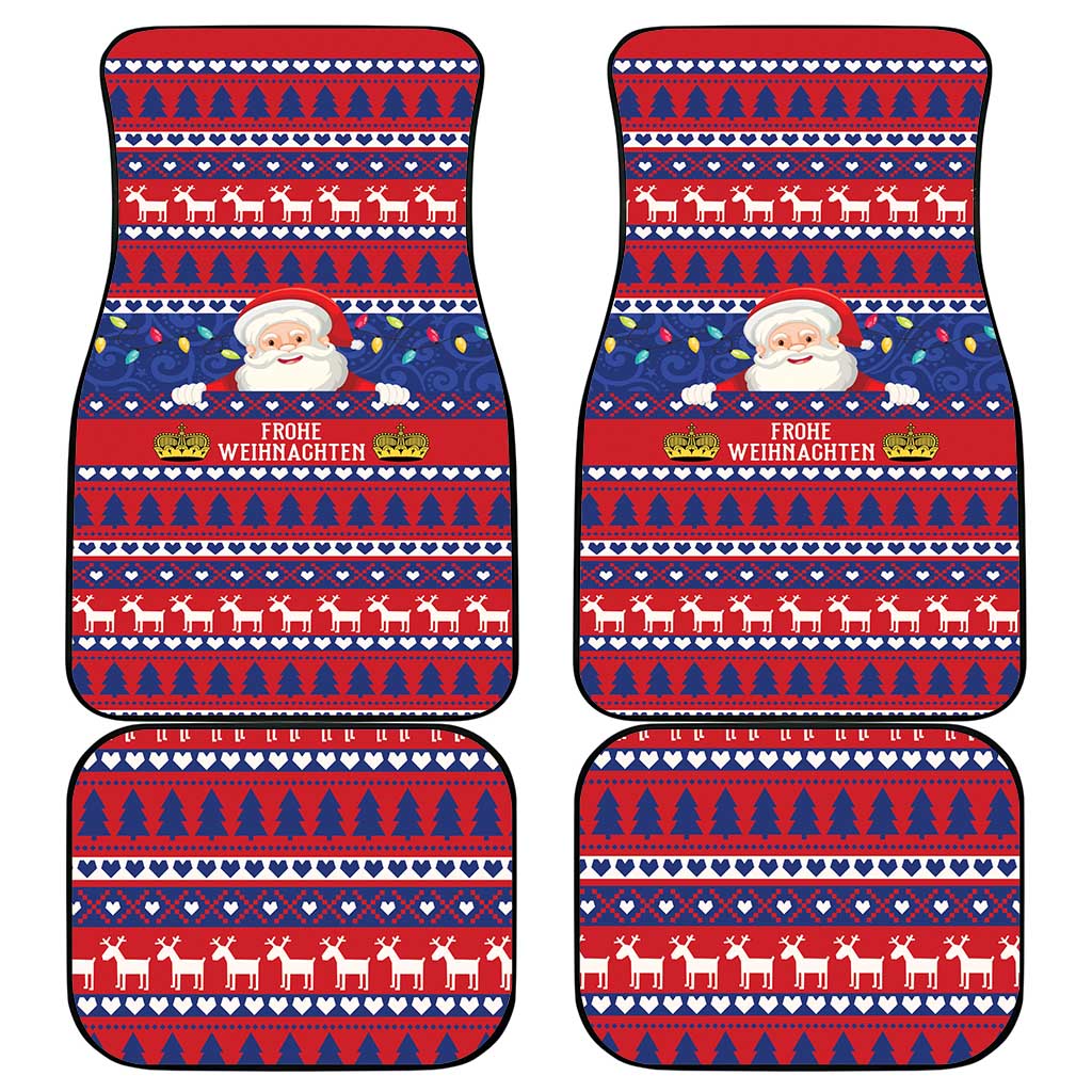 Liechtenstein Christmas Car Mats Frohe Weihnachten Der Weihnachtsmann - Wonder Print Shop