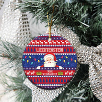 Liechtenstein Christmas Ceramic Ornament Frohe Weihnachten Der Weihnachtsmann - Wonder Print Shop