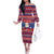 Liechtenstein Christmas Family Matching Off The Shoulder Long Sleeve Dress and Hawaiian Shirt Frohe Weihnachten Der Weihnachtsmann - Wonder Print Shop