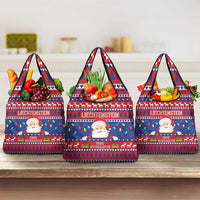 Liechtenstein Christmas Grocery Bag Frohe Weihnachten Der Weihnachtsmann