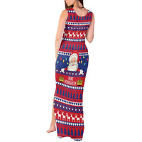 Liechtenstein Christmas Tank Maxi Dress Frohe Weihnachten Der Weihnachtsmann - Wonder Print Shop
