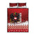Austria Christmas Eagle Quilt Bed Set Frohe Weihnachten - Wonder Print Shop