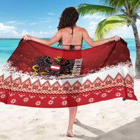 Austria Christmas Eagle Sarong Frohe Weihnachten - Wonder Print Shop