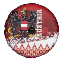 Austria Christmas Eagle Spare Tire Cover Frohe Weihnachten - Wonder Print Shop