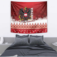 Austria Christmas Eagle Tapestry Frohe Weihnachten - Wonder Print Shop