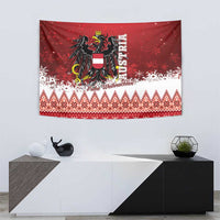 Austria Christmas Eagle Tapestry Frohe Weihnachten - Wonder Print Shop