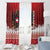 Austria Christmas Eagle Window Curtain Frohe Weihnachten - Wonder Print Shop