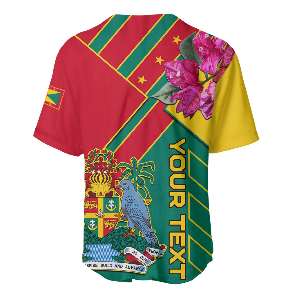 Grenada Baseball Jersey Gwenad Bougainvillea Special Version - Wonder Print Shop