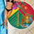 Grenada Beach Blanket Gwenad Bougainvillea Special Version - Wonder Print Shop