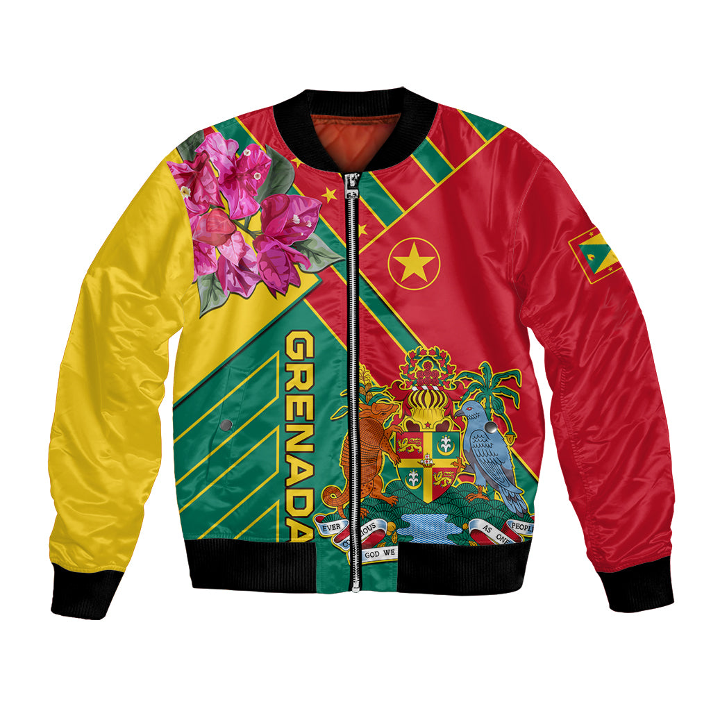 Grenada Bomber Jacket Gwenad Bougainvillea Special Version - Wonder Print Shop