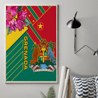 Grenada Canvas Wall Art Gwenad Bougainvillea Special Version - Wonder Print Shop