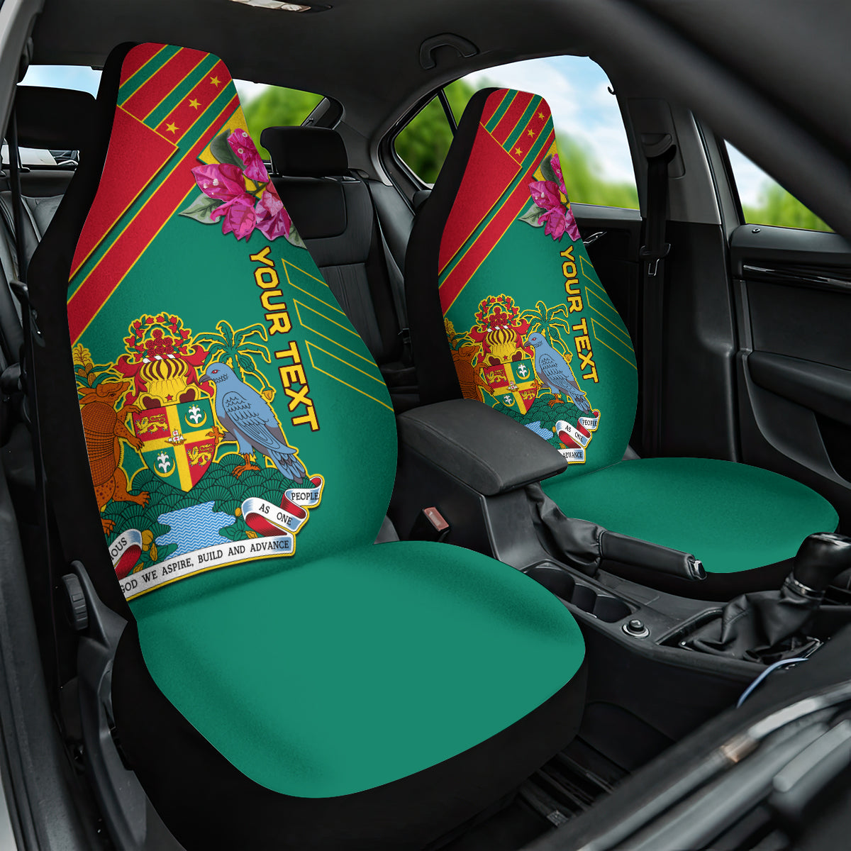 Grenada Car Seat Cover Gwenad Bougainvillea Special Version - Wonder Print Shop